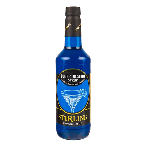 Stirling Blue Curacao Cane Sugar Syrup