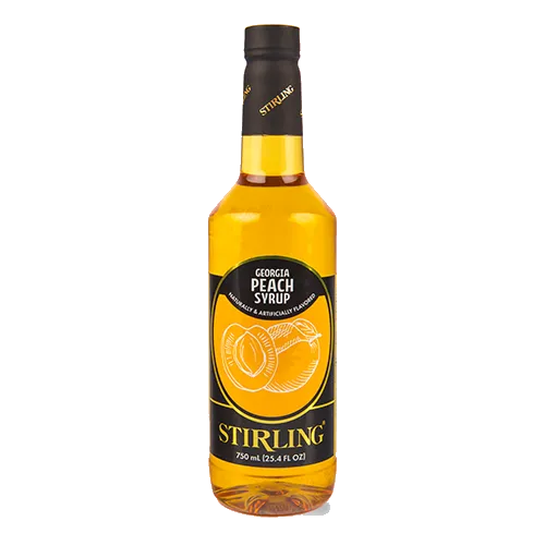 Stirling Georgia Peach Cane Sugar Syrup