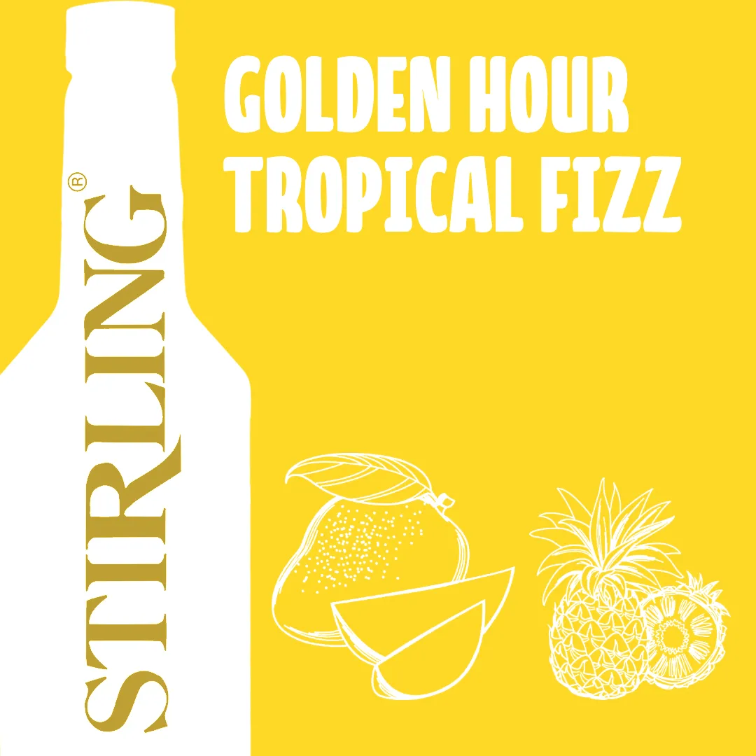 Golden Hour Tropical Fizz